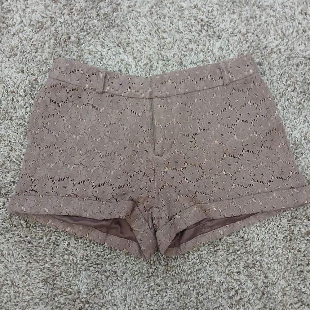 Brown lacy dress‎ shorts size small/4